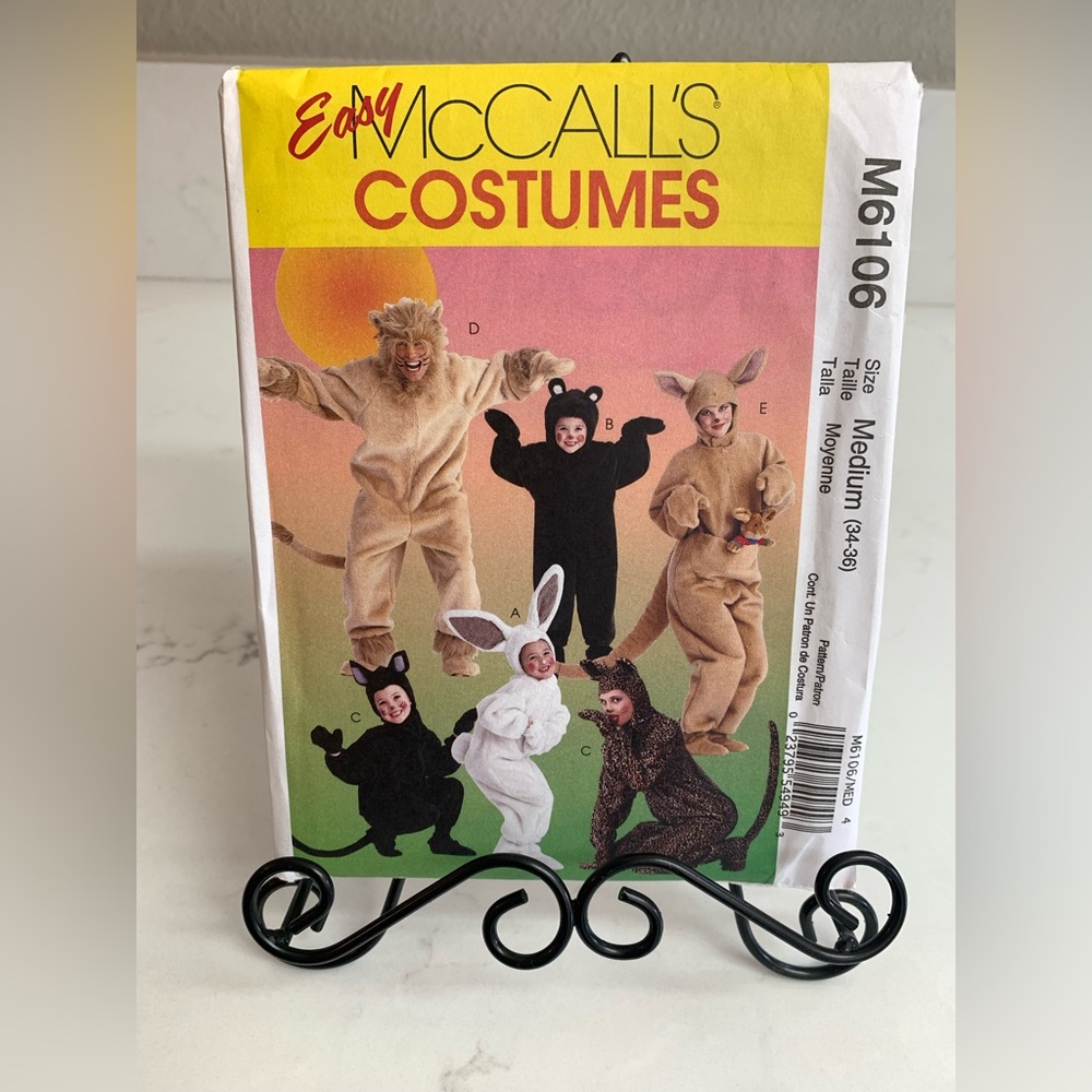 3/$30 BUNDLE&SAVE ✨ McCalls P324/M6106 Pattern, Adults&Kids Animal Costu…